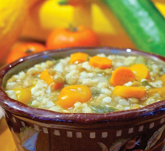 Lentil, Brown Rice and Carrot Stew Recipe
